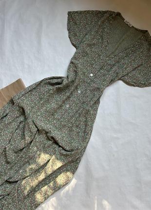 Ніжна сукня міді квітковий принт італія!