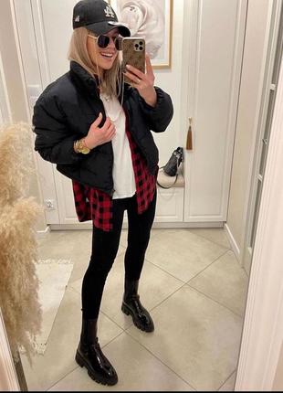 Куртка пуфер zara