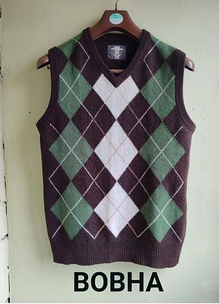Оригинальный шерстяной жилет от бренда l.o.g.g. h&m lambswool шерсть