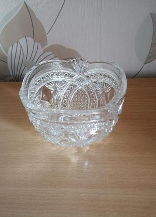 Ваза хрусталь