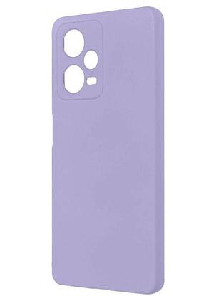 Чехол fiji full soft premium для xiaomi redmi note 12 pro 5g противоударный бампер с микрофиброй violet