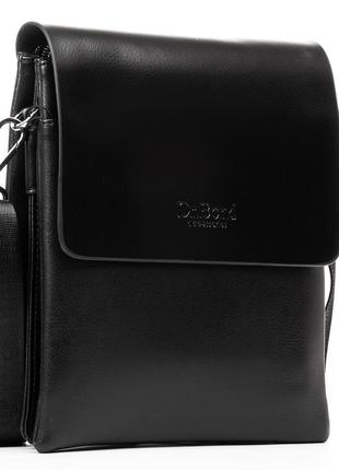 Сумка чоловіча планшет зі шт.-шкіри dr. bond 334-3 black
