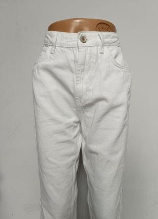 Белые джинсы zara, размер eur 385 фото