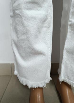 Белые джинсы zara, размер eur 384 фото