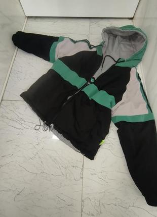 Курточка двух сторонняя под adidas