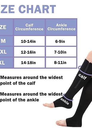 Компрессионные гольфы на молнии zip sox, носки зип сокс 2