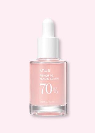 Сироватка з екстрактом персика та ніацинамідом anua - peach 70% niacinamide serum - 30ml2 фото