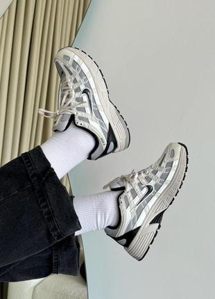 Найк кроссовки nike p-6000 beige/grey