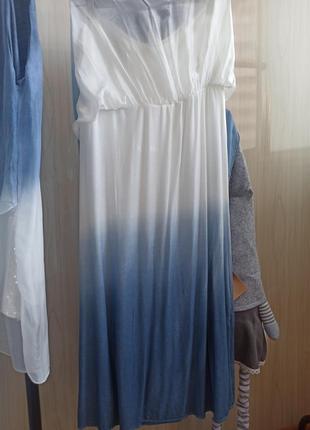 Костюм женский, блуза и юбка. шелк. италия размер,36/s 38/m