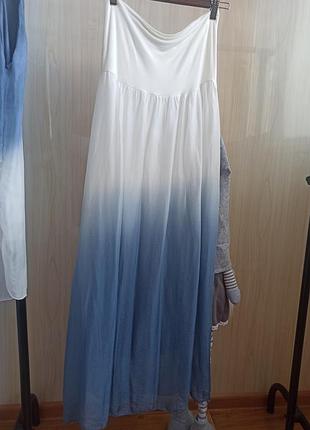 Костюм женский, блуза и юбка. шелк. италия размер,36/s 38/m