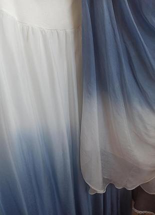 Костюм женский, блуза и юбка. шелк. италия размер,36/s 38/m