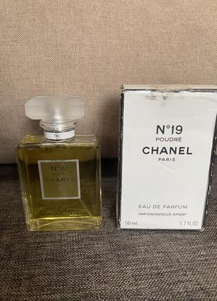 Chanel №19 poudre парфумована вода 50 мл, оригінал