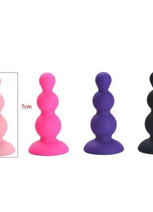 Силиконовая пробка анальная средняя мягкая анальная пробка анальная пробка с...