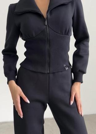 Спортивний костюм, від бренду tretyakovabrand. кофта-корсет