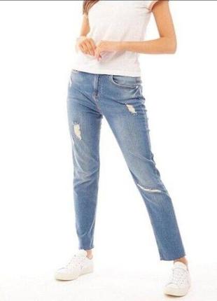 Голубые рваные джинсы скинни оригинал ted baker 26