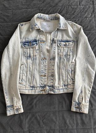 Джинсова куртка cropp xs