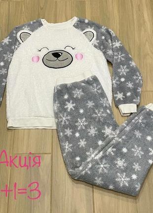Тепла піжама studio sleepwear домашній костюм