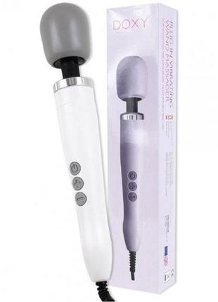 Вібромасажер-мікрофон doxy wand massager, white