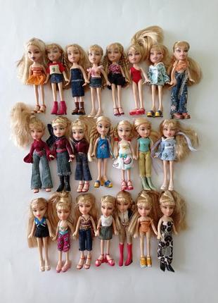 Кукла мини братц лил братс братз lil bratz мга mga блондинка нюд.