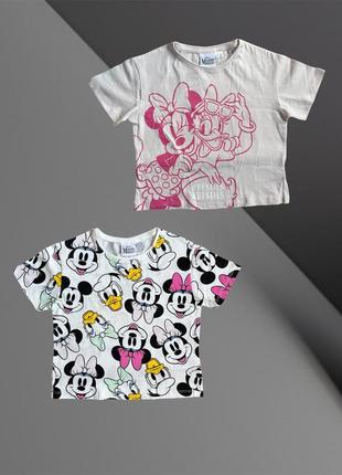 Футболки 2 шт disney 6/8 лет 122-128 см