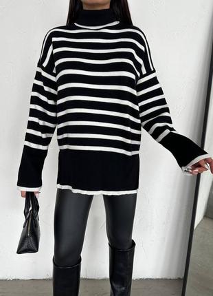 Свитер в полоску туречки
