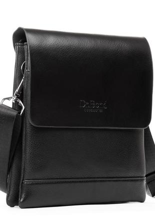 Сумка чоловіча планшет зі шт.-шкіри dr. bond 221-2 black