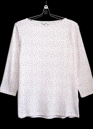 Качественная хлопковая трикотажная футболка с рукавом 3/4 р.14