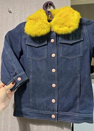 Куртка джинсовка 104 98