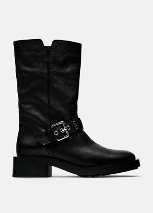 Шкіряні черевики zara4 фото