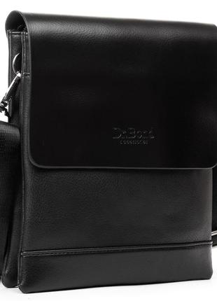 Сумка чоловіча планшет зі шт.-шкіри dr. bond 221-3 black