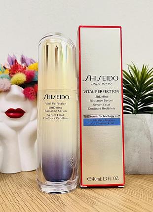 Оригінал моделювальна сироватка для обличчя й шиї shiseido unisex vital perfection liftdefine radiance serum