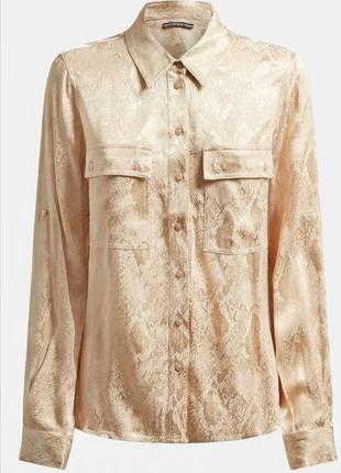 Рубашка в анималистичный принт от guess