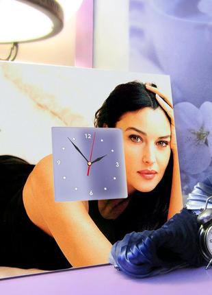 Часы "моника беллуччи. monica bellucci" фото актрисы, украшение интерьера спальни,...