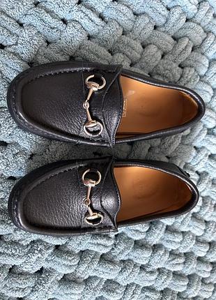 Дитячі мокасини оригінал gucci 2