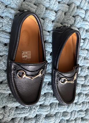 Дитячі мокасини оригінал gucci 3