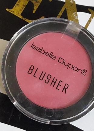 Сатиновые румяна isabelle dupont blusher satin-finish powder