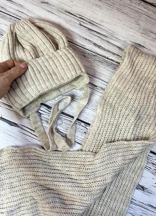 Комплект шапка и шарф