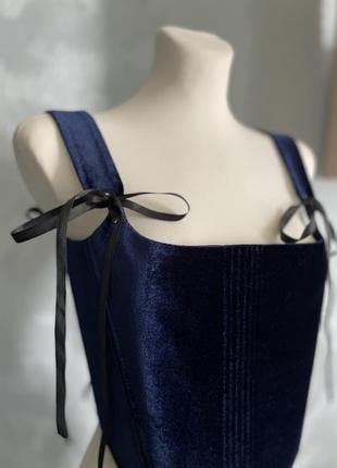 Корсет оксамитовий