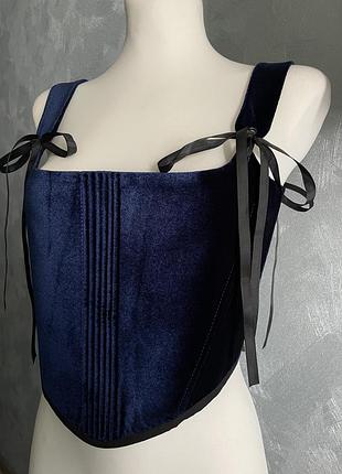 Корсет оксамитовий