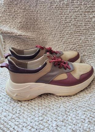 Шкіряні кросівки emmelie delage