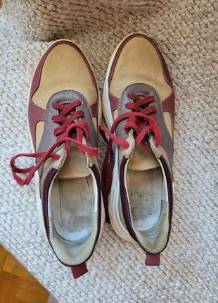 Шкіряні кросівки emmelie delage