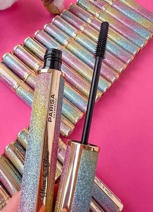 Туш для вій parisa cosmetics mascara glam & glow