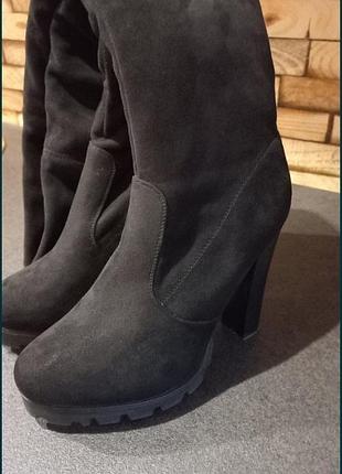 Зимние сапоги, ботфорты