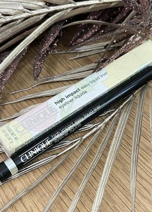 Оригинальный clinique high impact easy liquid liner жидкая подводка для век
