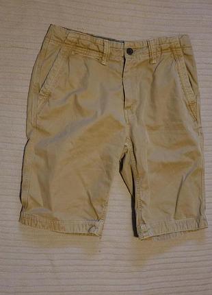 Плотные х/б шорты цвета пустыни fat face англия. 34 р.