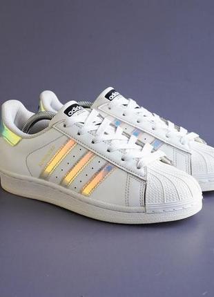 Кросівки жіночі білі adidas superstar розмір 37