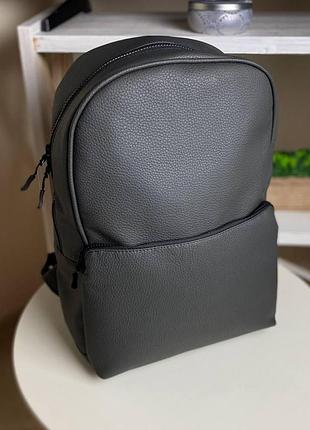 Рюкзак для города серый портфель универсальный мужской женский holiday