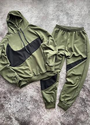 Мужской демисезонный спортивный костюм nike big swoosh