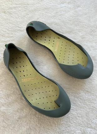 Летние технологические резиновые балетки iguaneye freshoes lilas