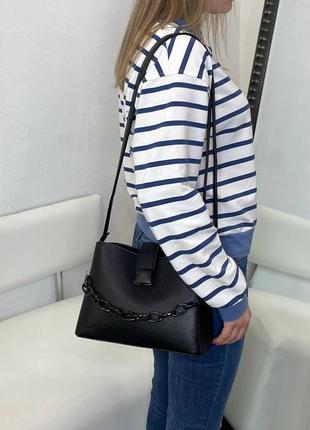Женская стильная и качественная сумка из эко кожи 3 цвета5 фото
